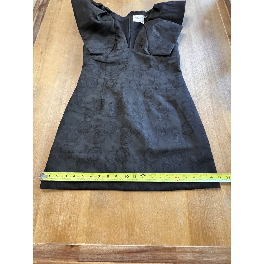 Tuckernuck Hyacinth House Tanya Black Jacquard Dress Size Small - Picture 10 of 16